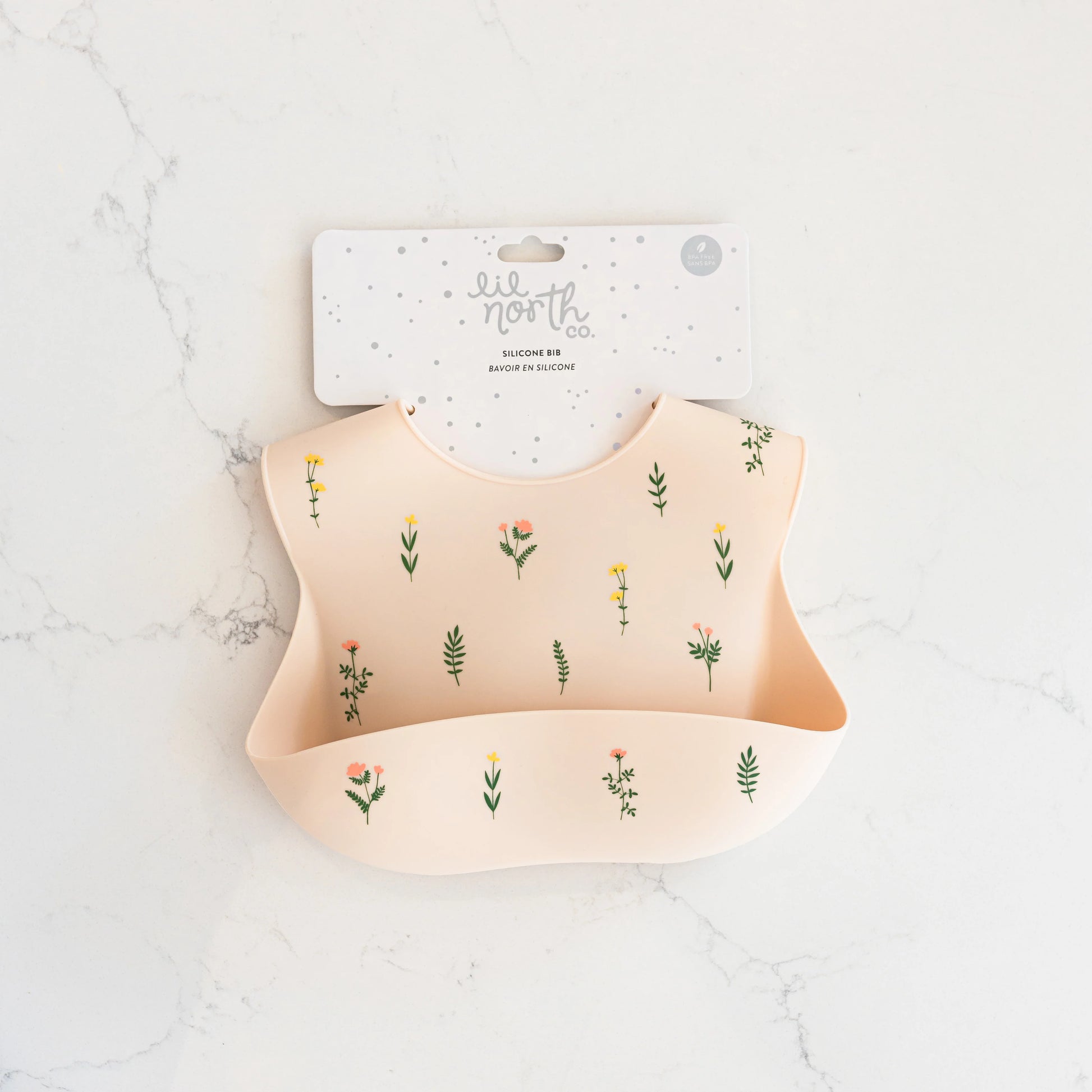 Wildflowers Silicone Baby Bib