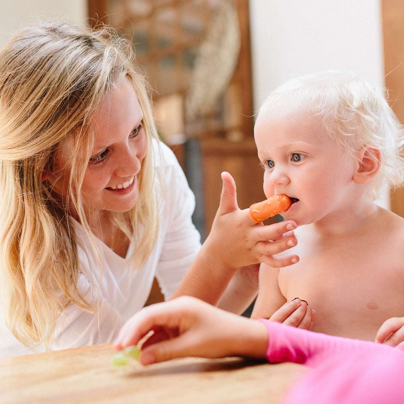Momo the Monkey Brushie and Book Baby Toddler Toothbrush