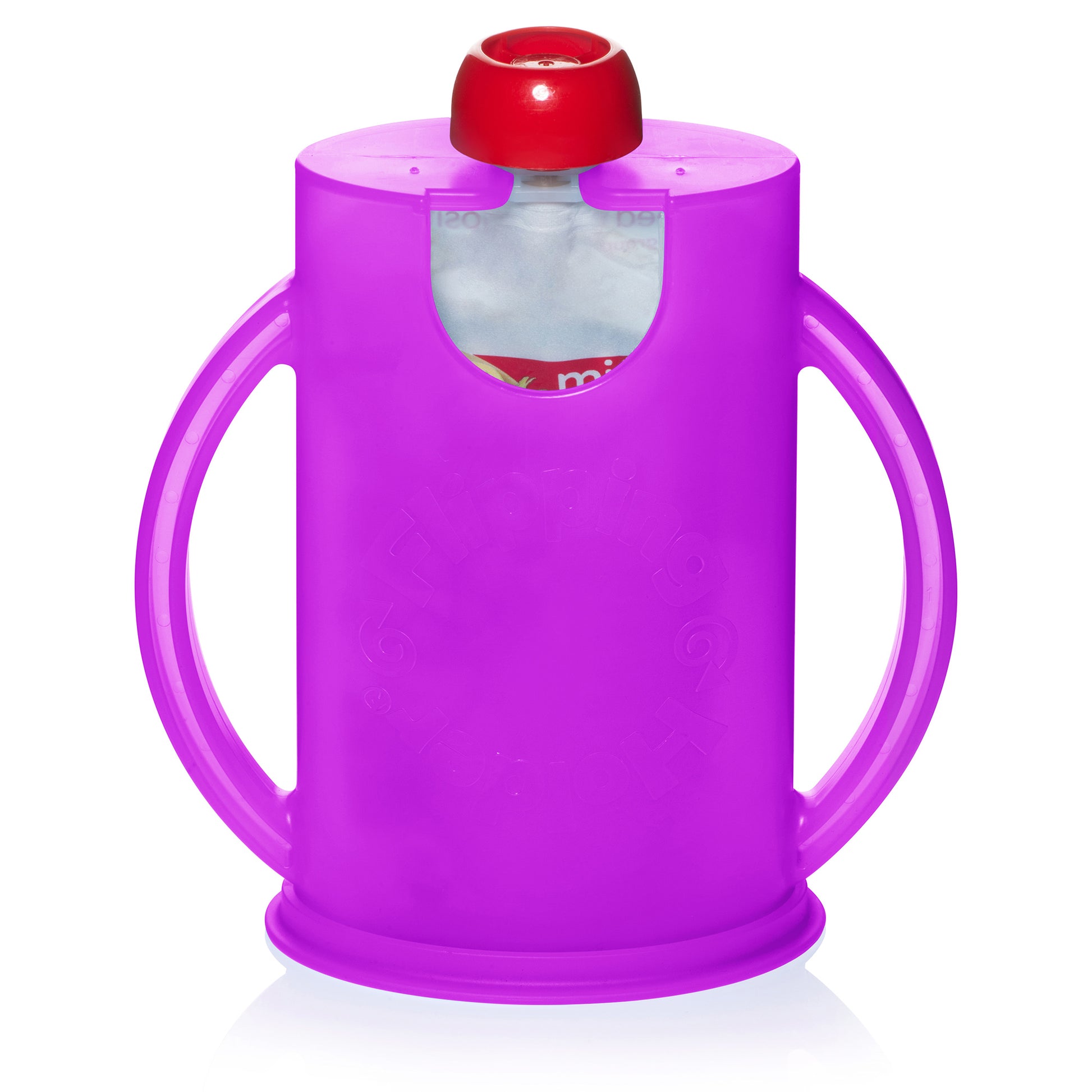 The flipping holder with lid and pouch