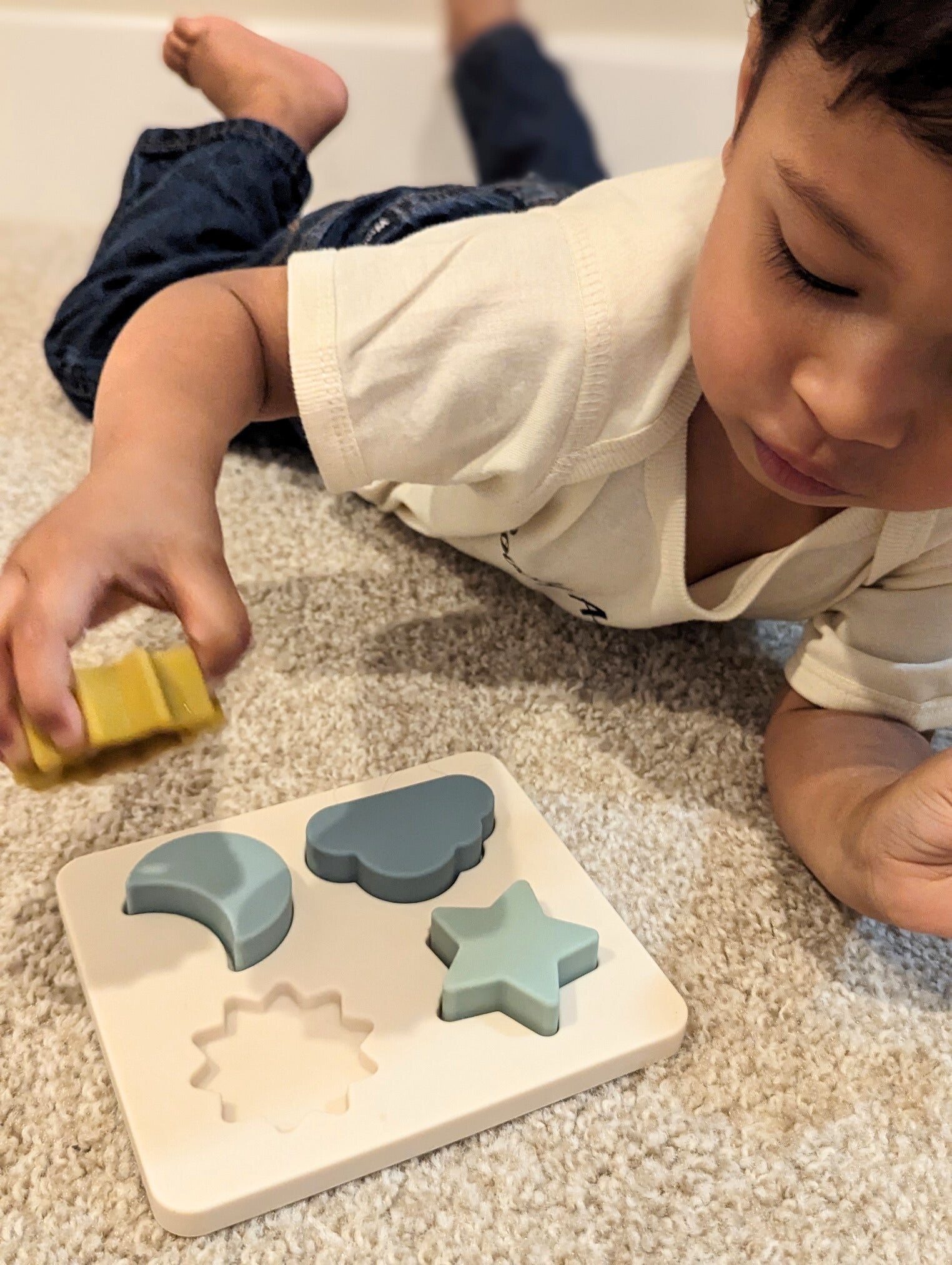 Jedbaby Celestial Star Stacker Silicone Puzzle Toy