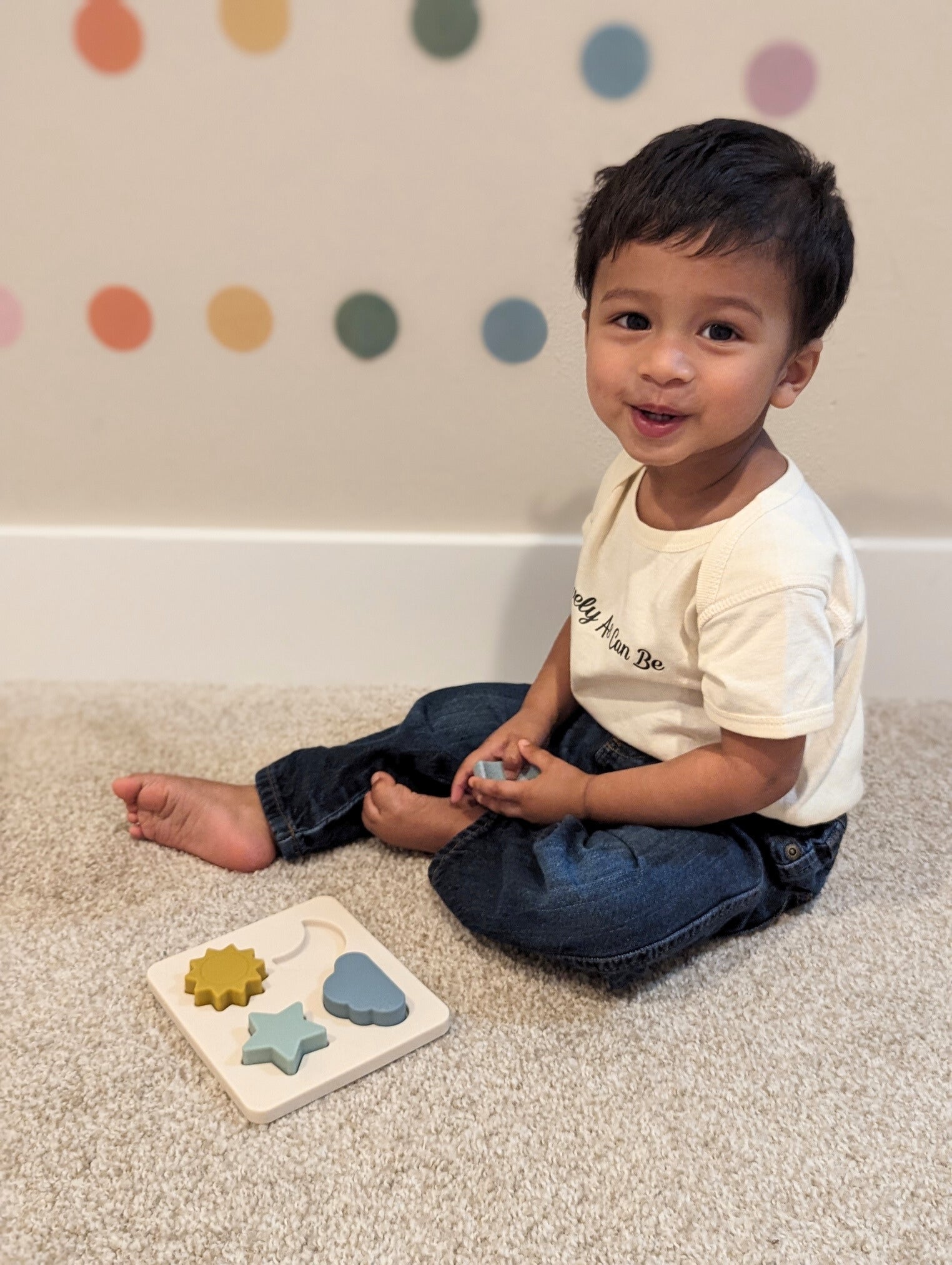 Jedbaby Celestial Star Stacker Silicone Puzzle Toy