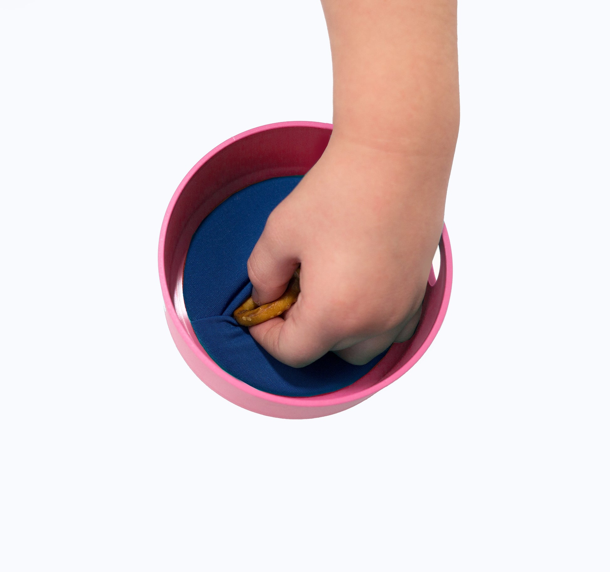 munchie mug spill proof snack cup baby toddler pink