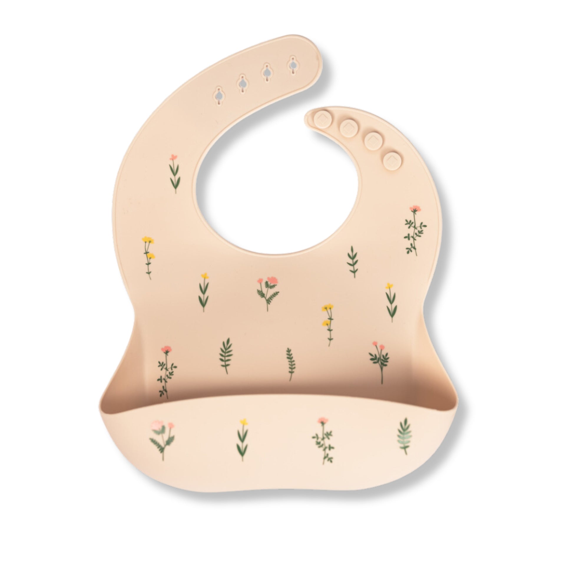 Wildflowers Silicone Baby Bib