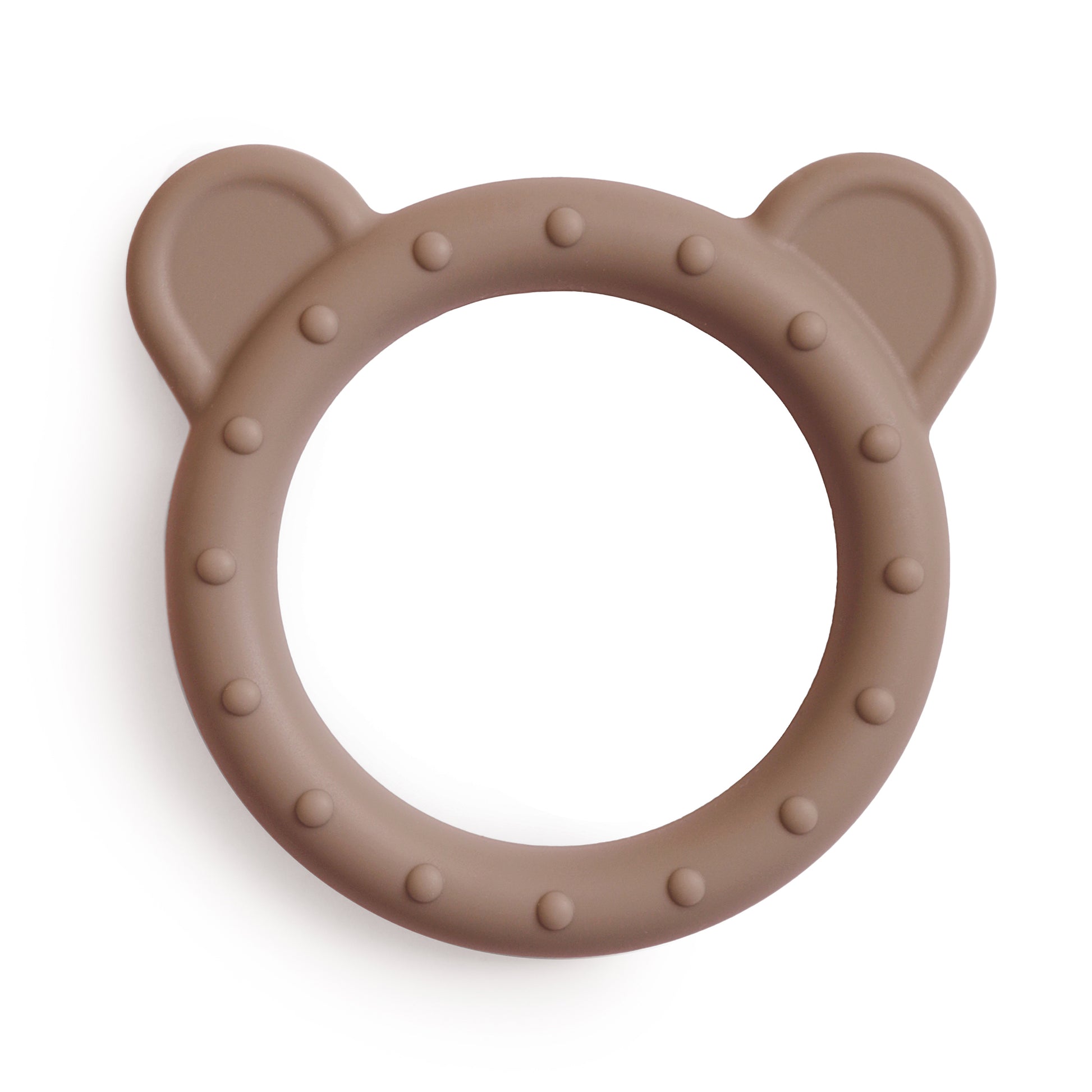 Newborn Infant Baby Mushie Silicone Bear Teether. Jedbaby