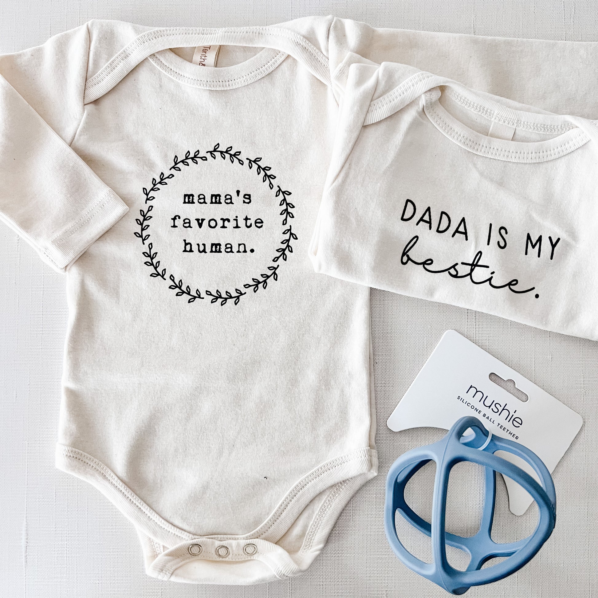 Mamas Favorite Human - Long Sleeve Bodysuit