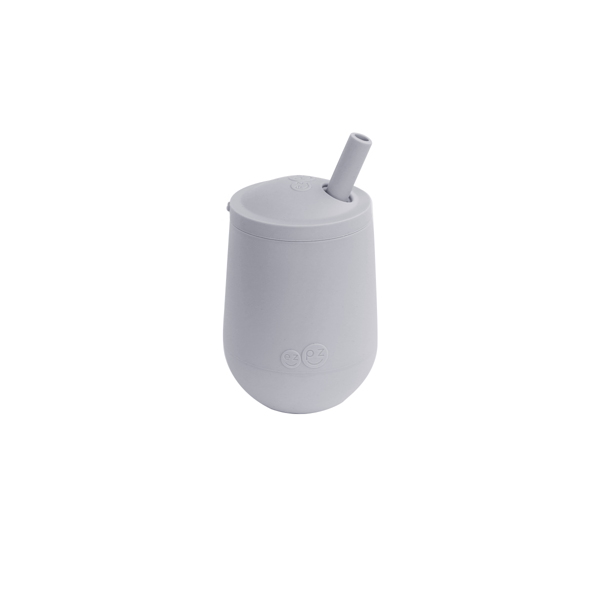 Ezpz Pewter Baby Mini Cup + Straw Training System Pewter