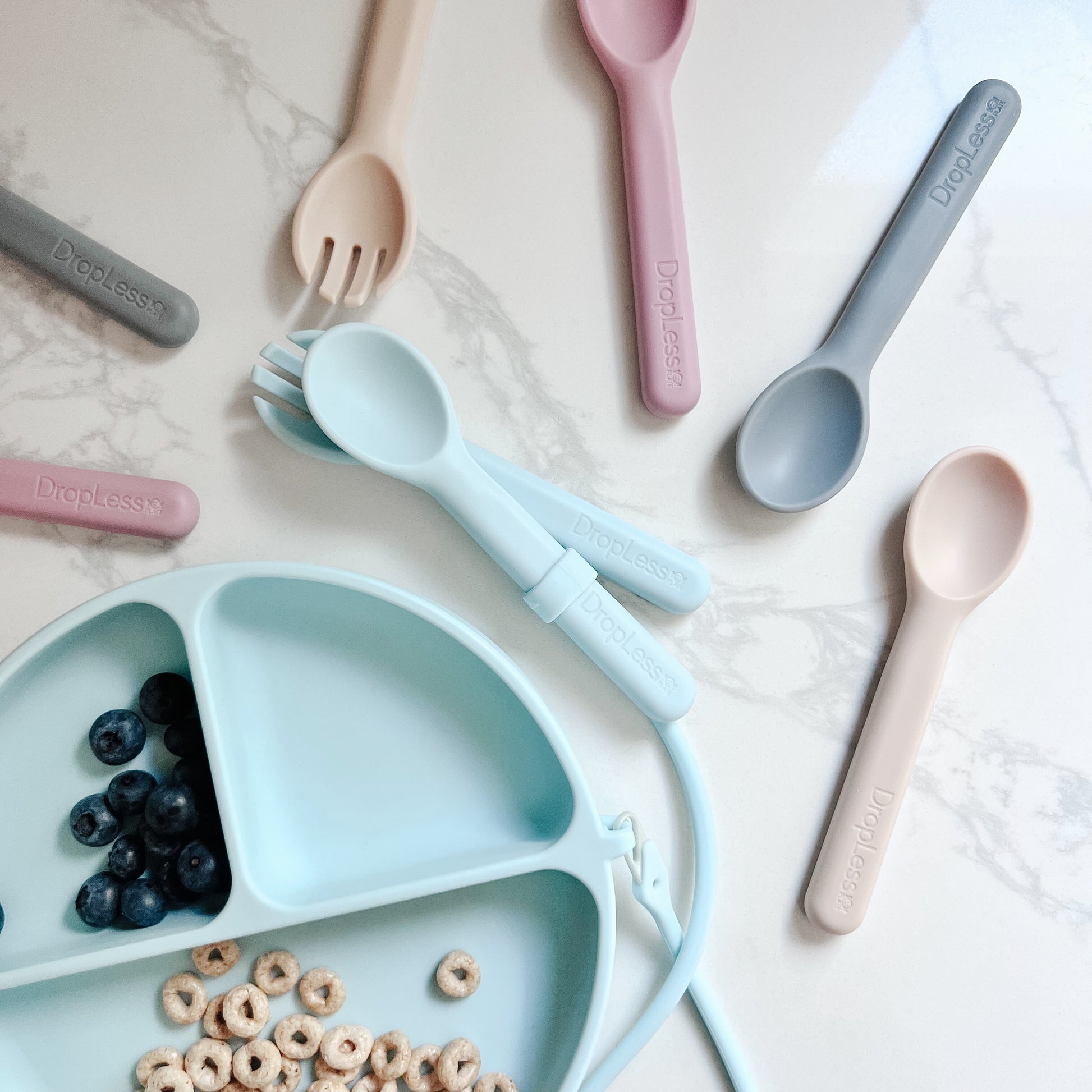 DropLess Utensil Attachment – Spoon and Fork Tether