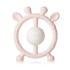 Ali+Oli Pink Infant Baby Giraffe Teether & Rattle Silicon Toy
