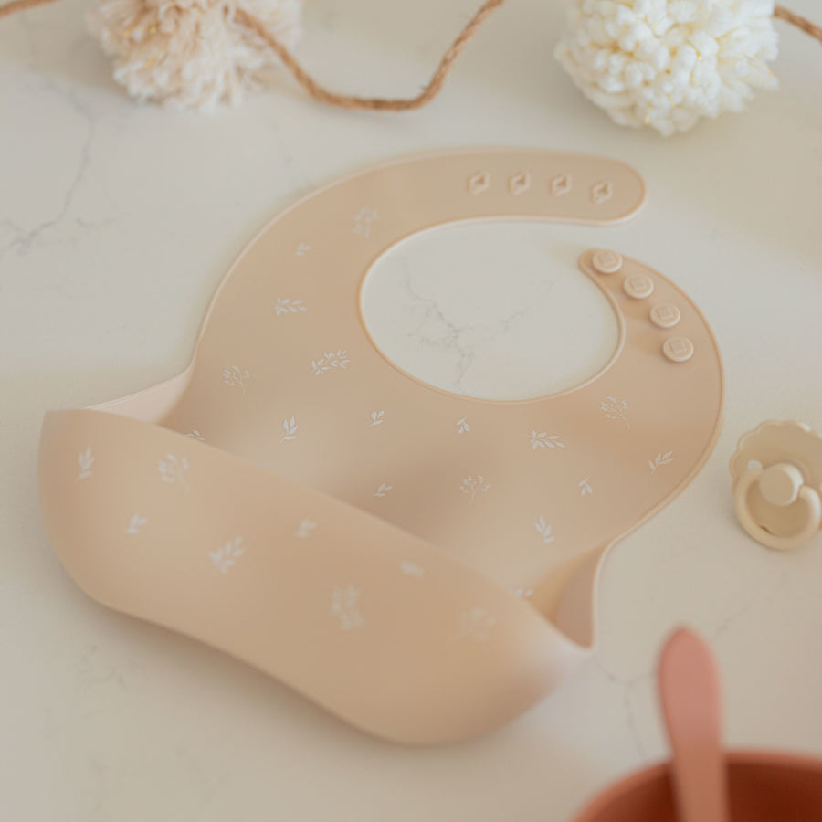 Foliage Leaves Silicone Baby Bib