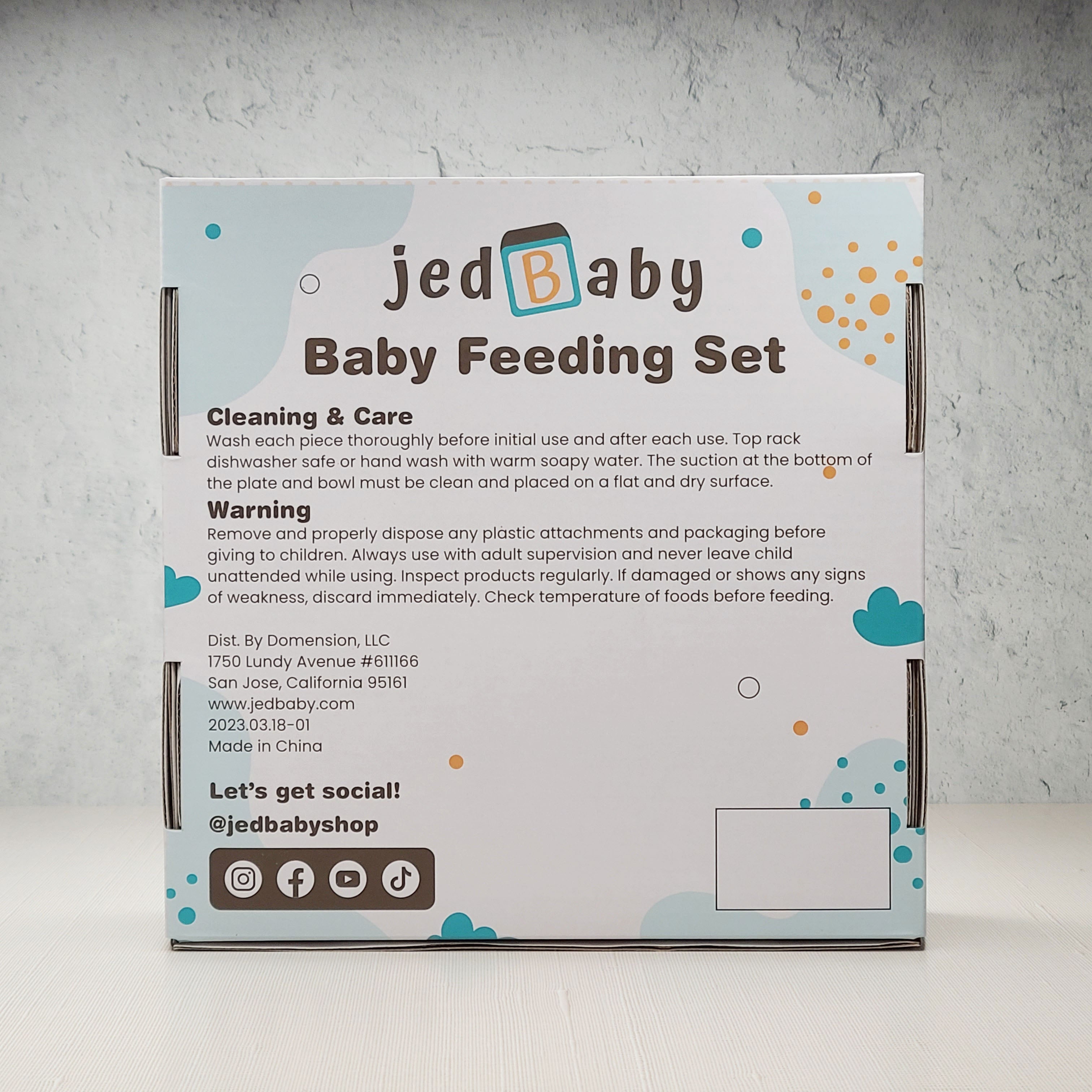 Jedbaby Baby & Toddler Feeding Set Box