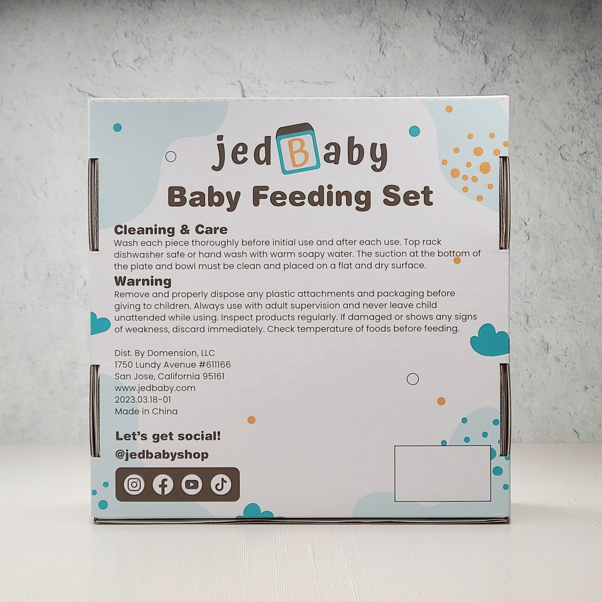Jedbaby Baby & Toddler Feeding Set Box