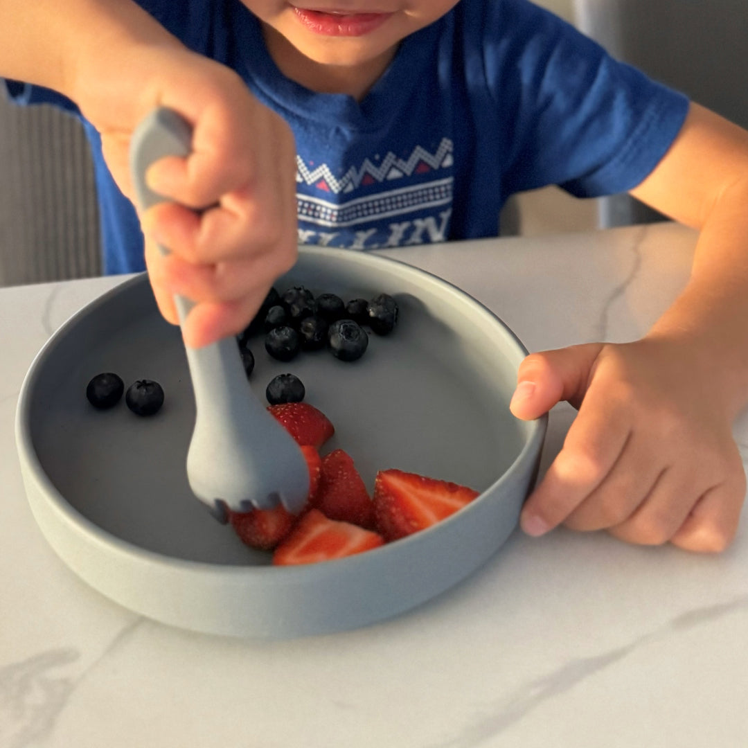 Jedbaby Baby & Toddler Feeding Set in Gray Toddler