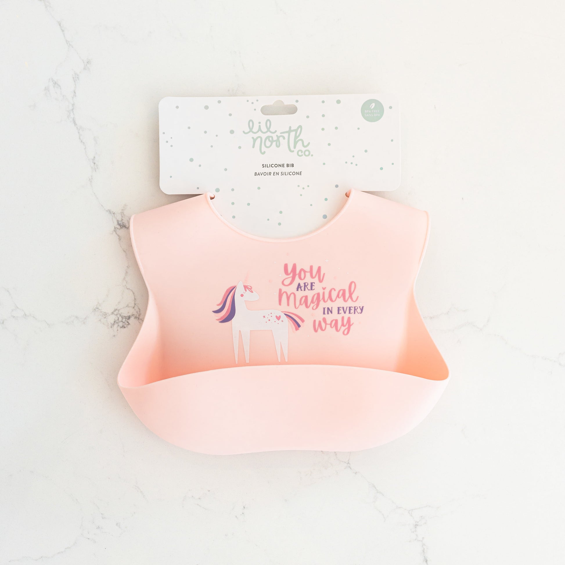 Magical Unicorn Silicone Baby Bib
