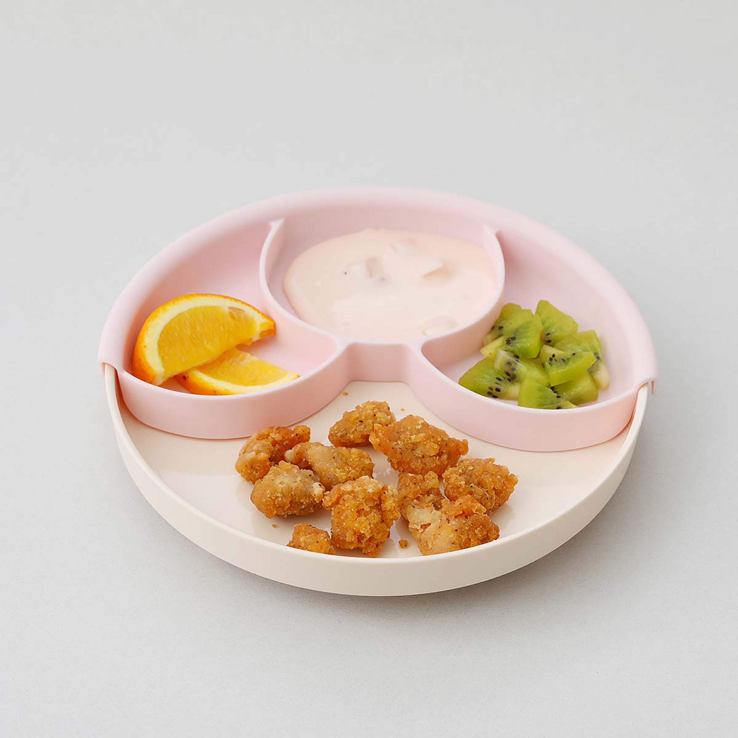 Miniware Healthy Meal Baby Toddler Sandwich Plate Set with Divider