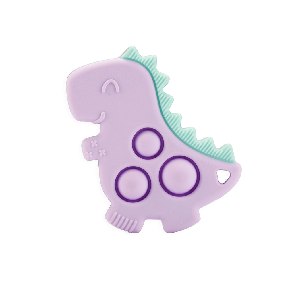 Itzy Pop Dino Popper Fidget Toy Teether