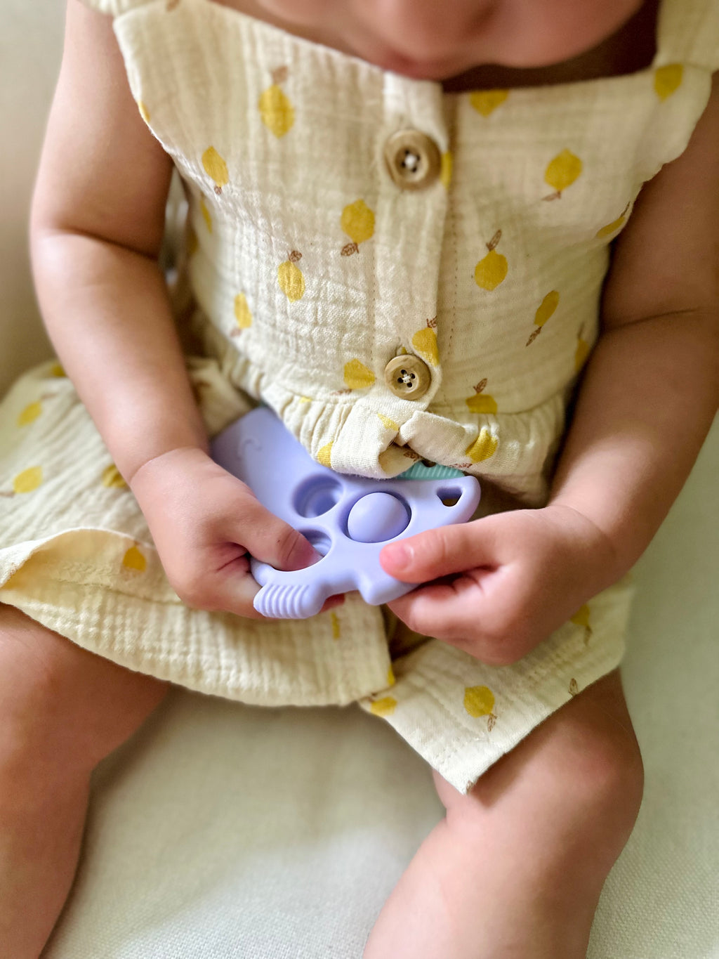 Itzy Pop Dino Popper Fidget Toy Teether