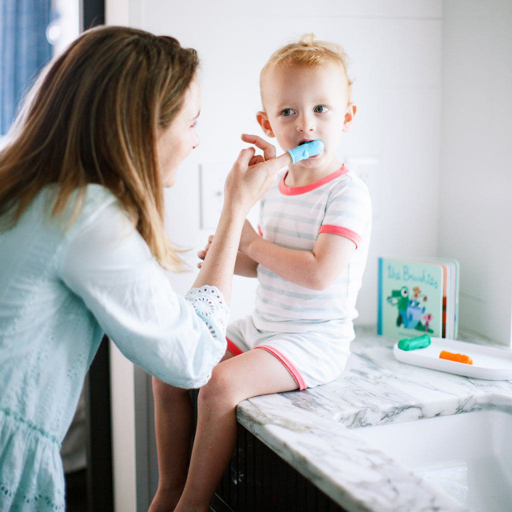 Willa the Whale Brushie and Book Baby Toddler Toothbrush