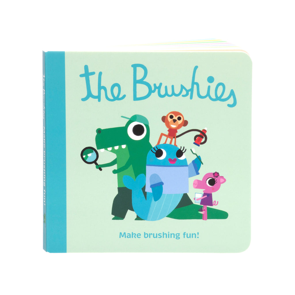 Chomps the Dino Brushie and Book Baby Toddler Toothbrush