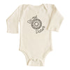 Jedbaby Do-nut Disturb Long Sleeve Organic Cotton Baby Onesie Bodysuit