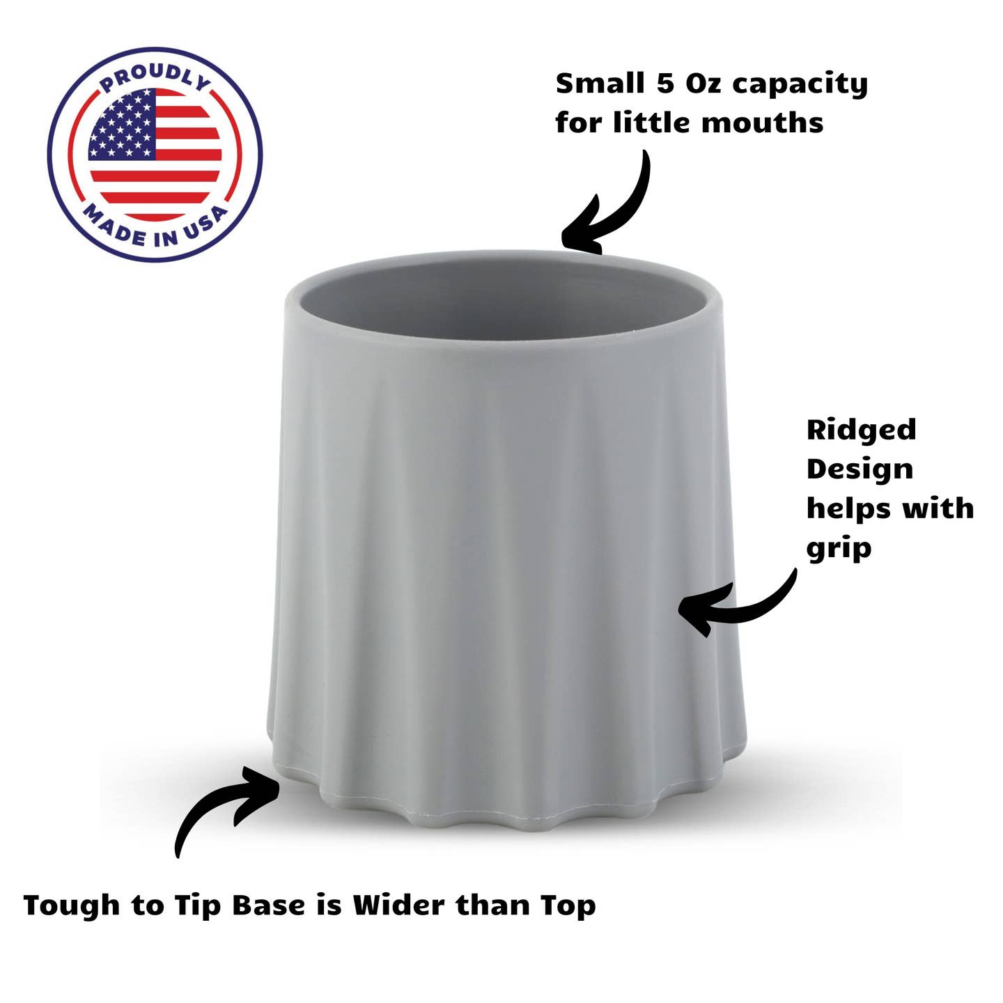 Tough To Tip Baby Toddler Cups, 2-Pack