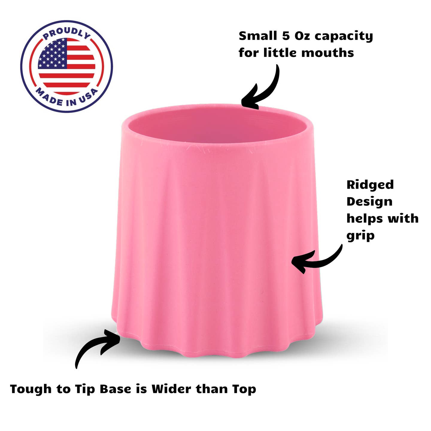 Tough To Tip Baby Toddler Cups, 2-Pack