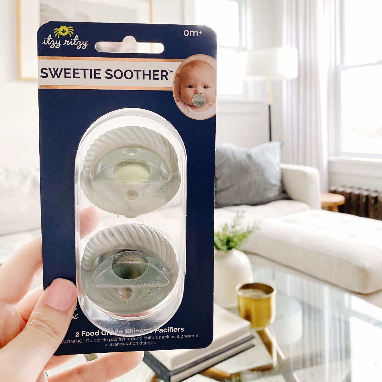Newborn Infant Baby Itzy Ritzy 2pk Agave Succulent Cables Sweetie Soother Pacifier Set. Jedbaby
