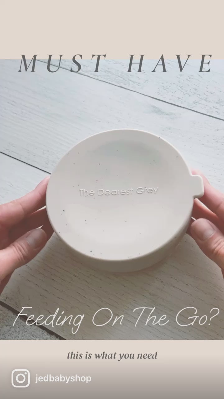 Dearest Grey Suction bowl