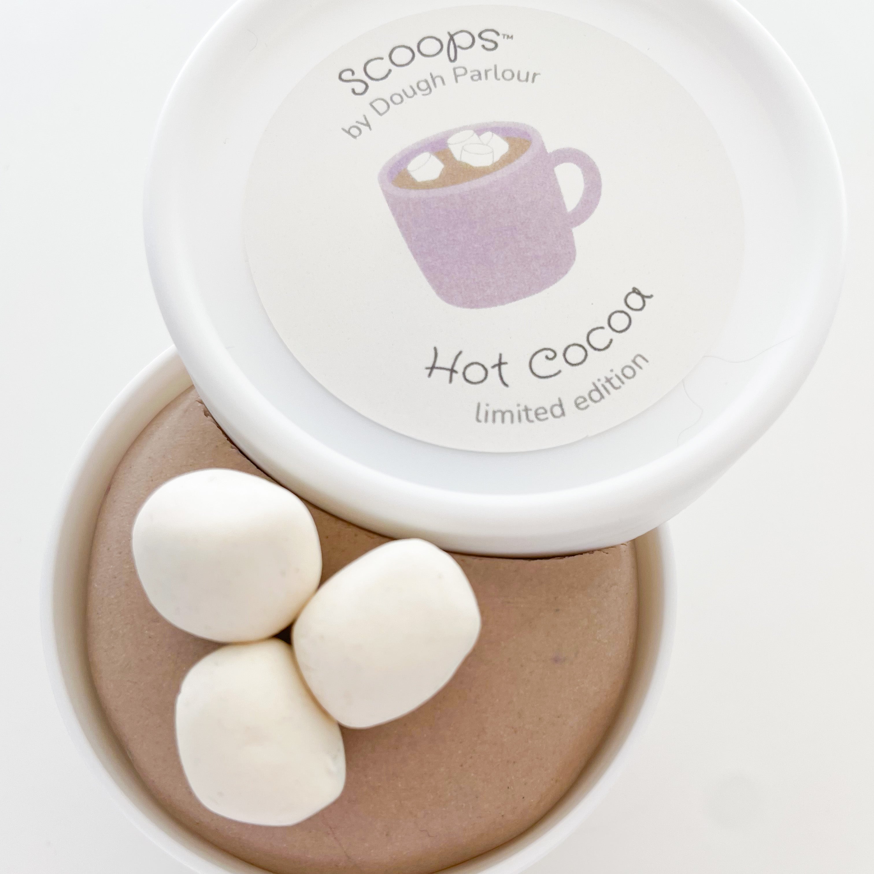Scoops Hot Cocoa Play Dough