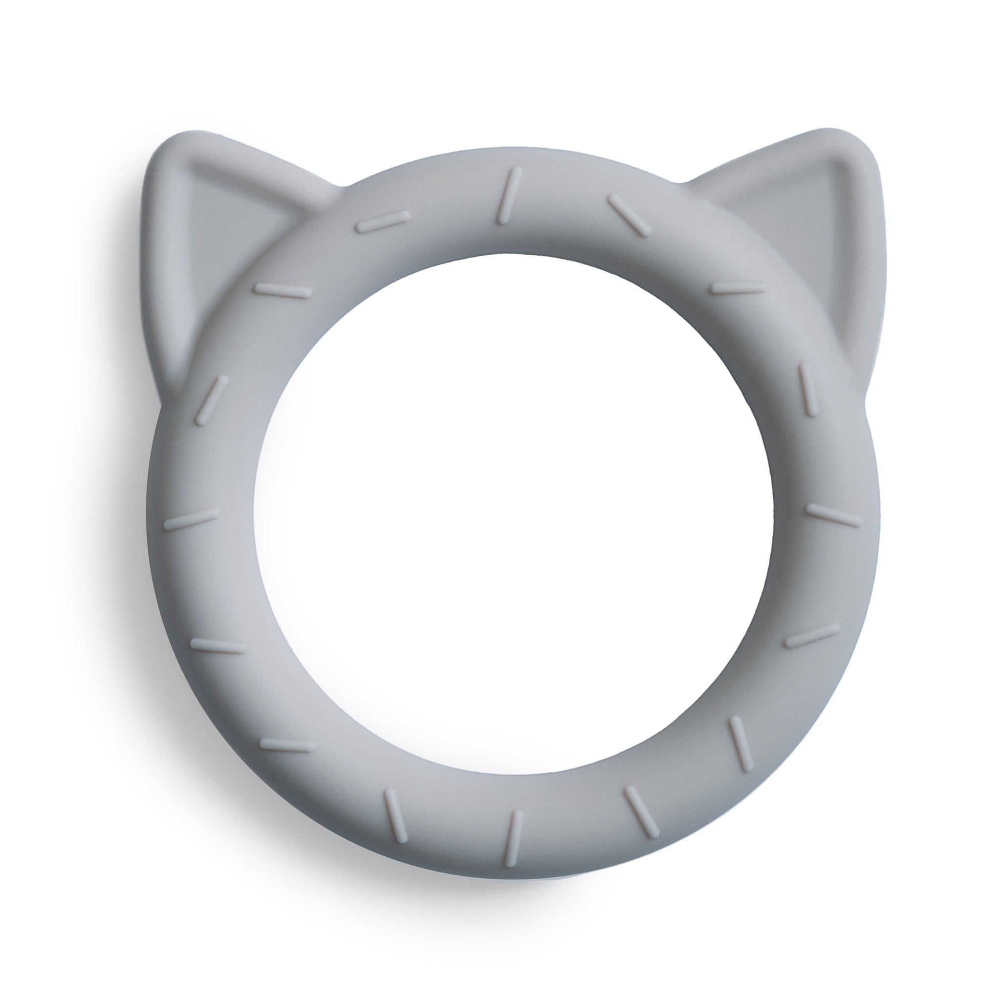 Newborn Infant Baby Mushie Silicone Cat Teether. Jedbaby