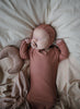 Newborn Infant Baby Mushie Blush Moon Lovey Blanket. Jedbaby