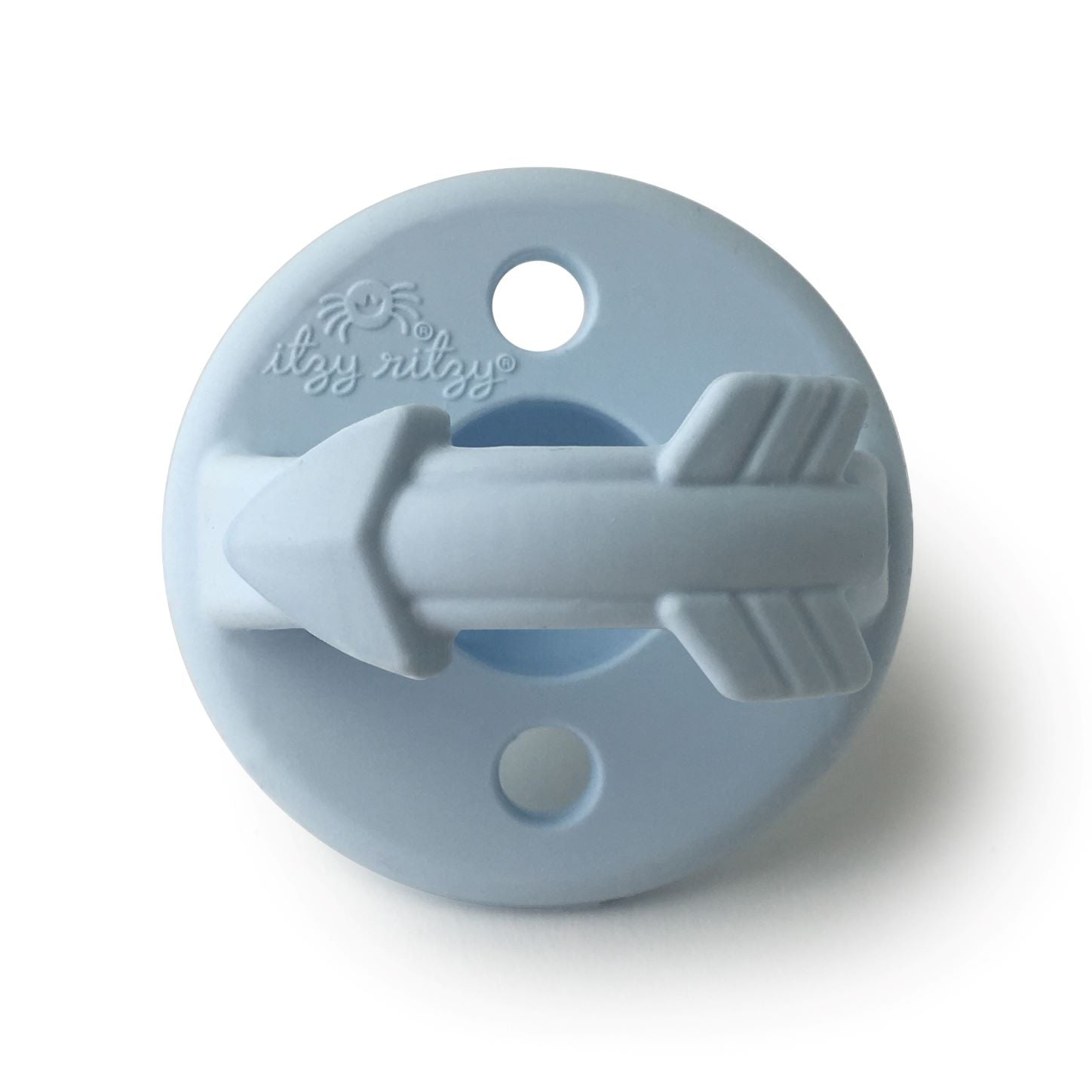 Newborn Infant Baby Itzy Ritzy 2pk Blue Arrows Sweetie Soother Pacifiers. Jedbaby