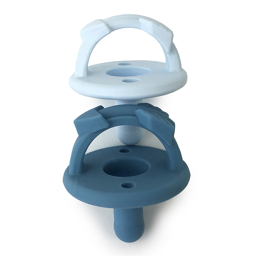 Newborn Infant Baby Itzy Ritzy 2pk Blue Arrows Sweetie Soother Pacifiers. Jedbaby