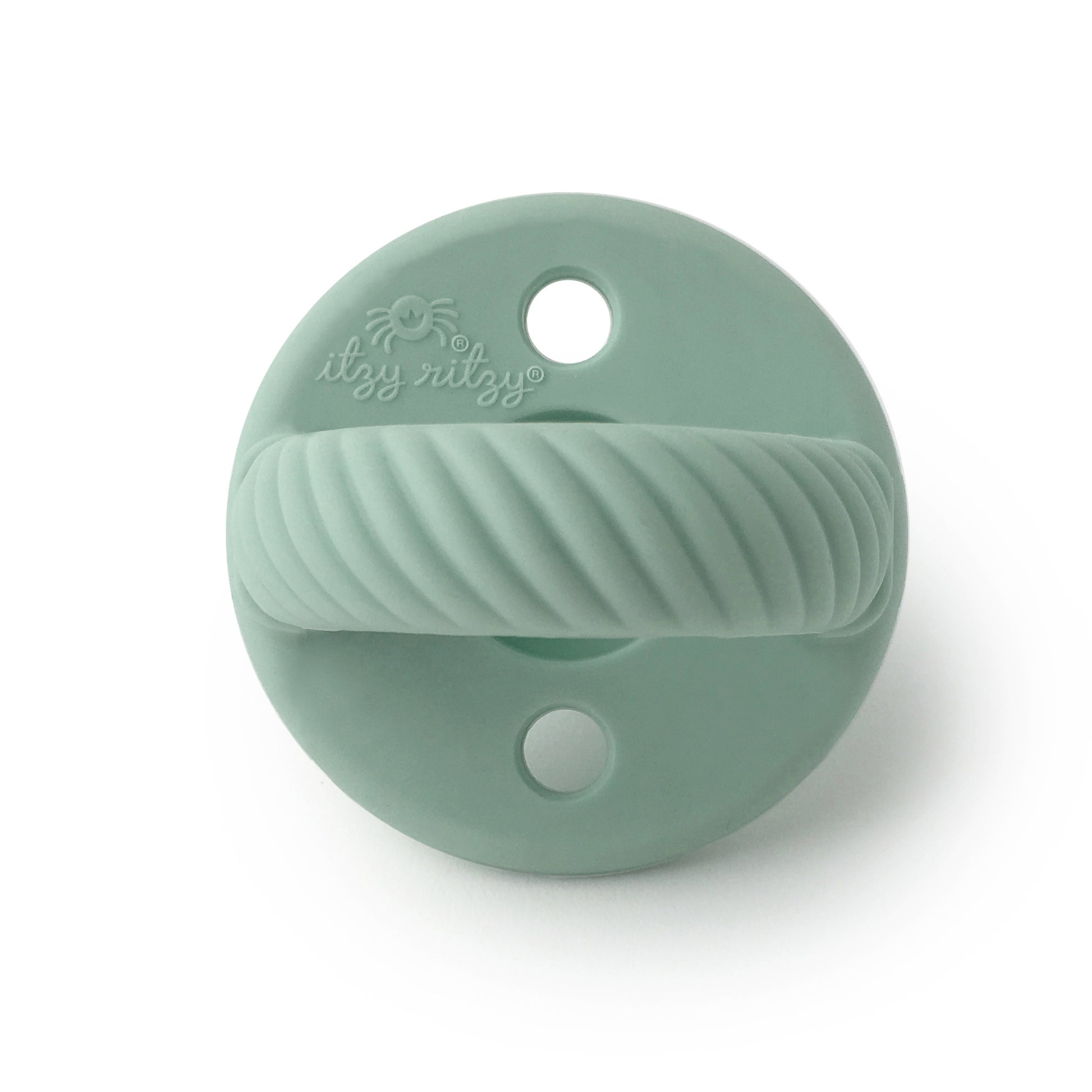 Newborn Infant Baby Itzy Ritzy 2pk Mint White Cables Sweetie Soother Pacifiers. Jedbaby