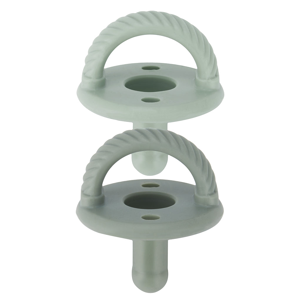 Newborn Infant Baby Itzy Ritzy 2pk Agave Succulent Cables Sweetie Soother Pacifier Set. Jedbaby