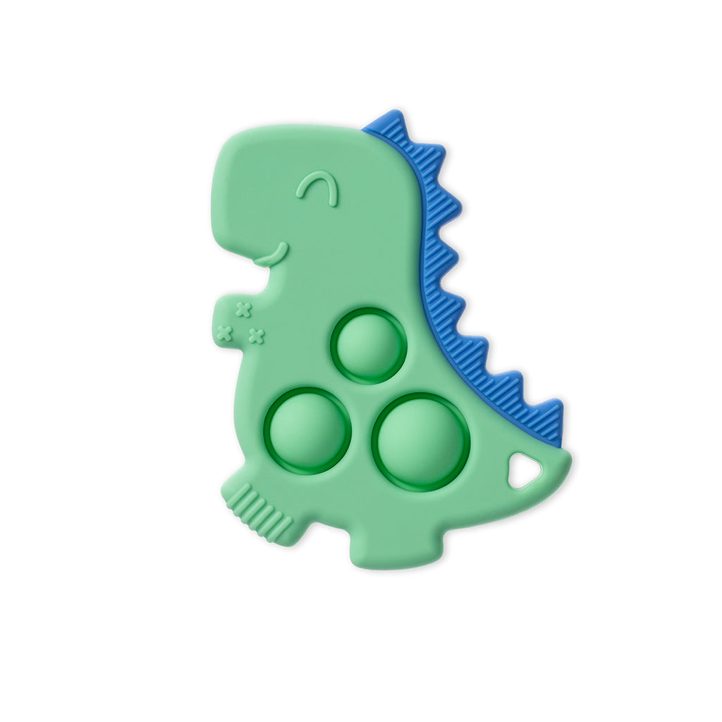 Itzy Pop Dino Popper Fidget Toy Teether
