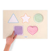 Kids Sensory Shapes Playmat. Handcrafted in Canada. Made from 100% non-toxic ingredients. Jedbaby