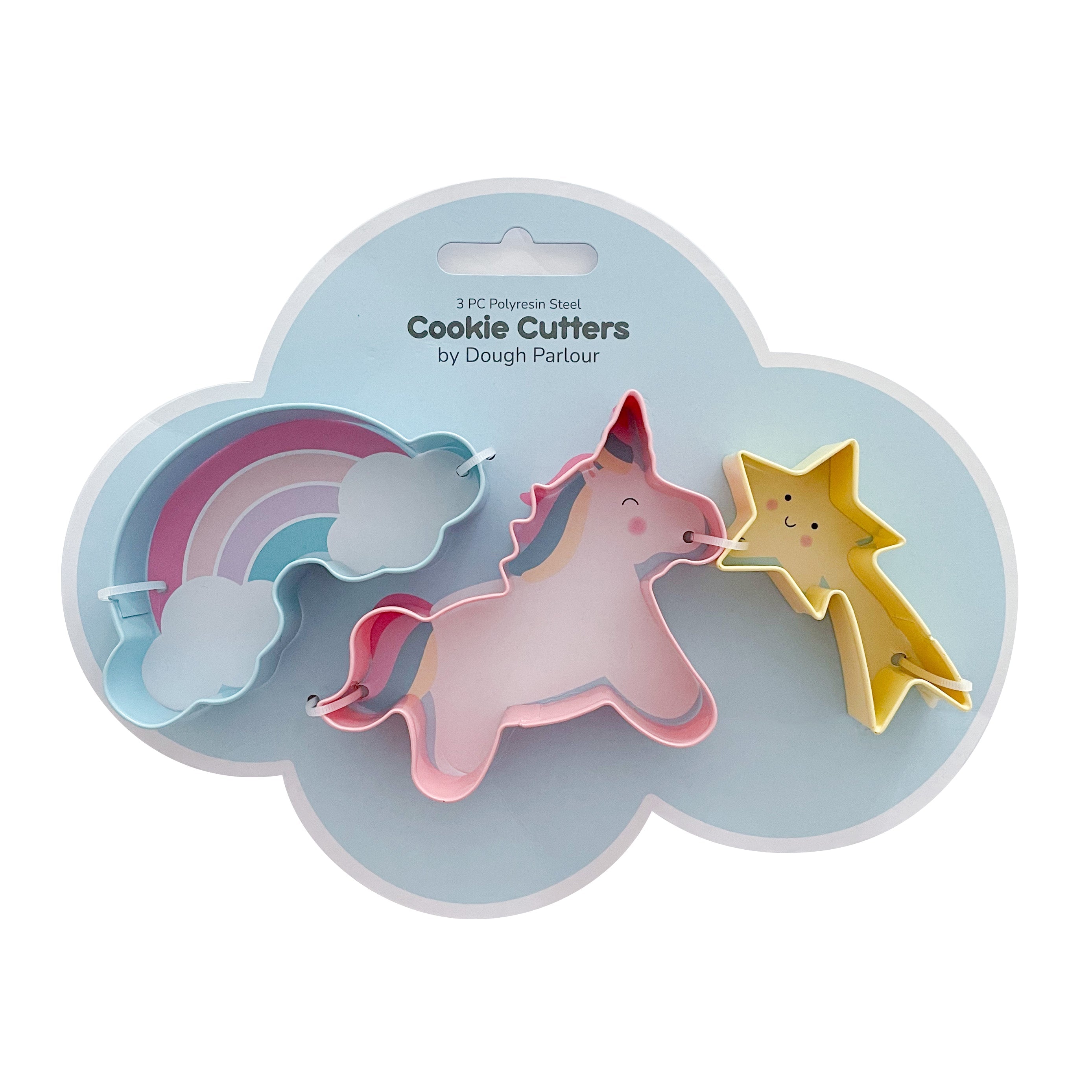 Unicorn Play Dough Cutters (3-pack)